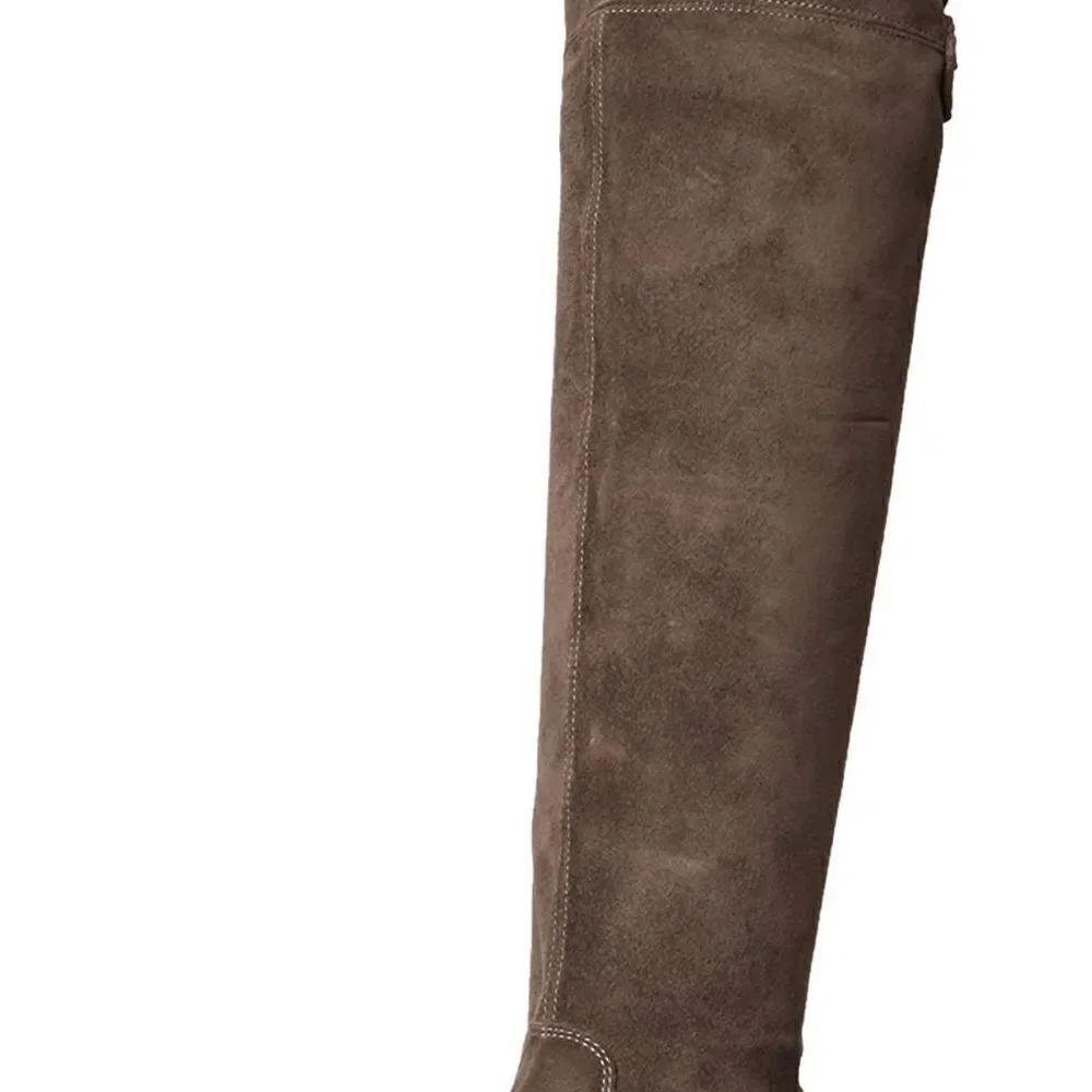FRYE Women's Shirley Over-The-Knee Engineer Boot Size 5.5 NEW Smoke Color